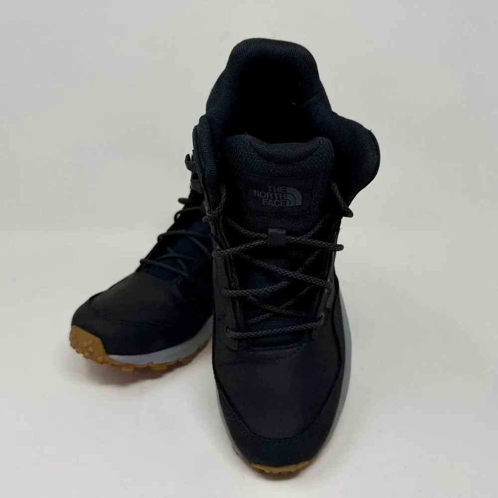 The North Face Larimer Mid Waterproof Boots Mens 8 Black Leather NF0A819J